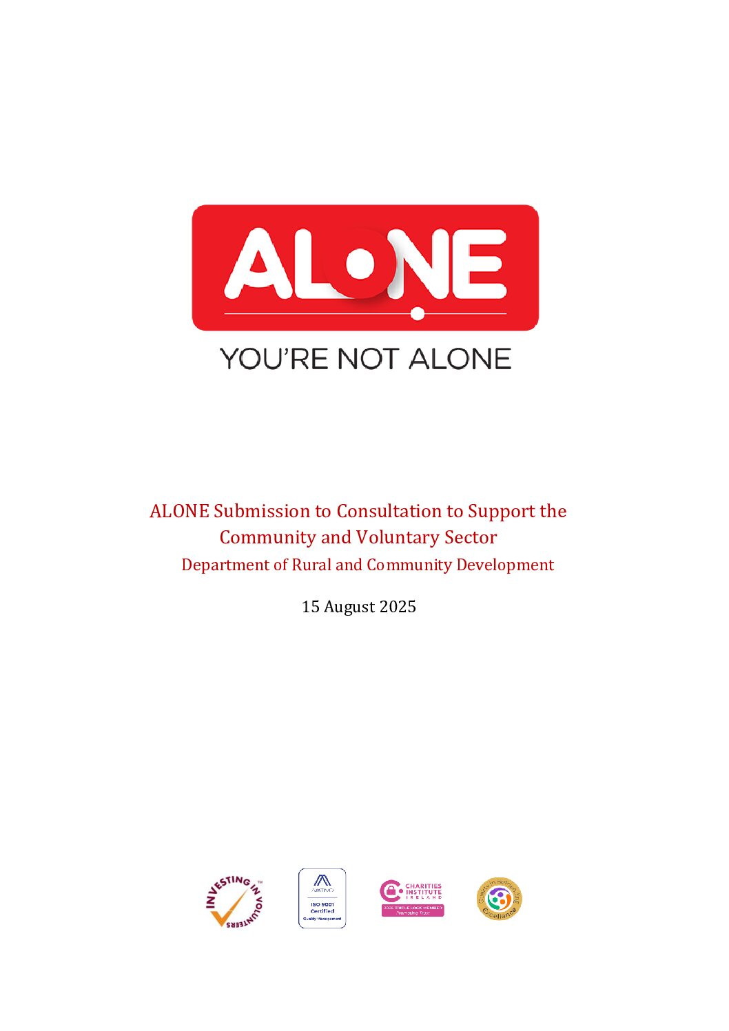 25.07.29_Submission_DRCD_Strategy_Support_Community_Voluntary_Sector document cover