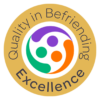 Quality in Befriending Excellence award badge
